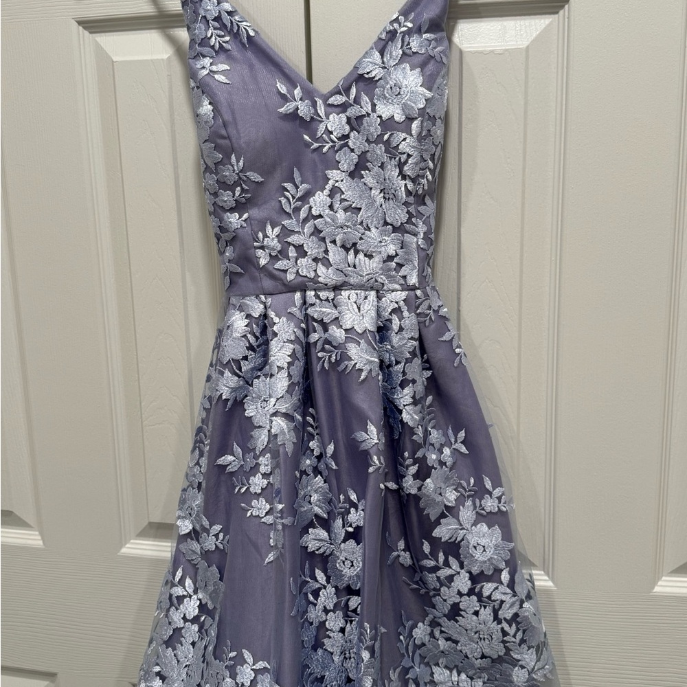 BCX Lavender Floral Dress